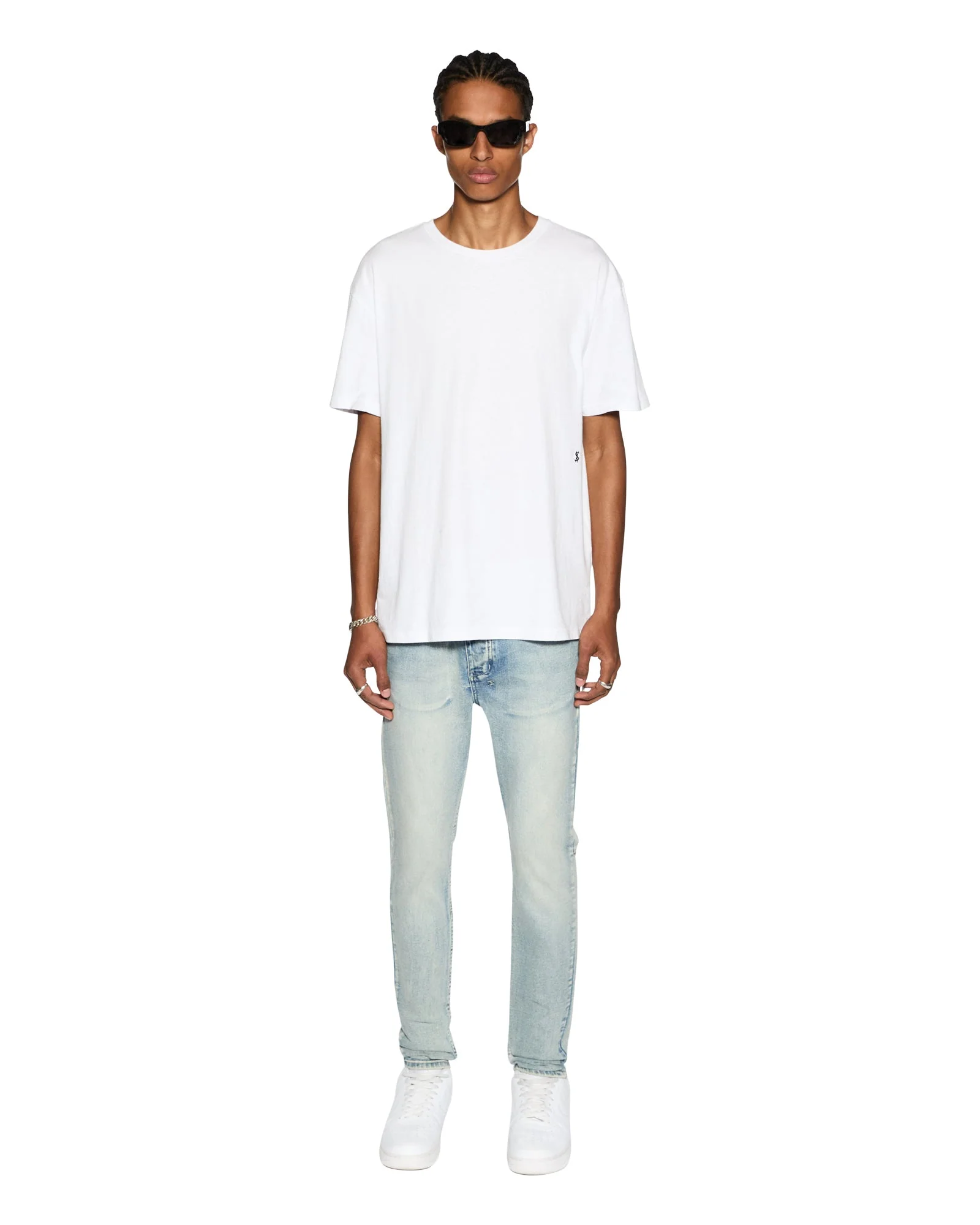 4 X 4 BIGGIE SS TEE OPTIC WHITE - Image 5
