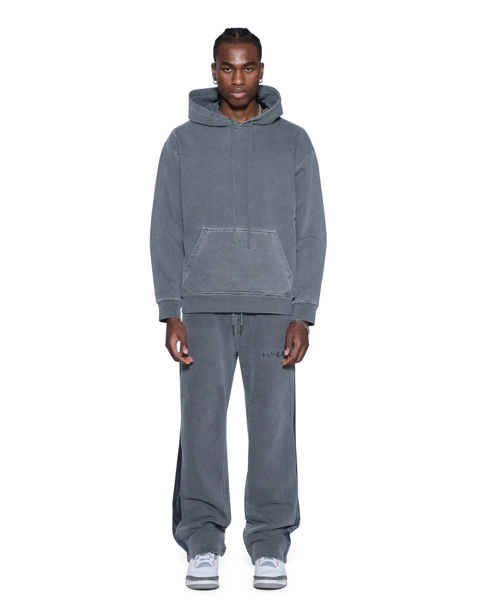 4X4 PAISE BIGGIE HOODIE CHARCOAL - Image 3
