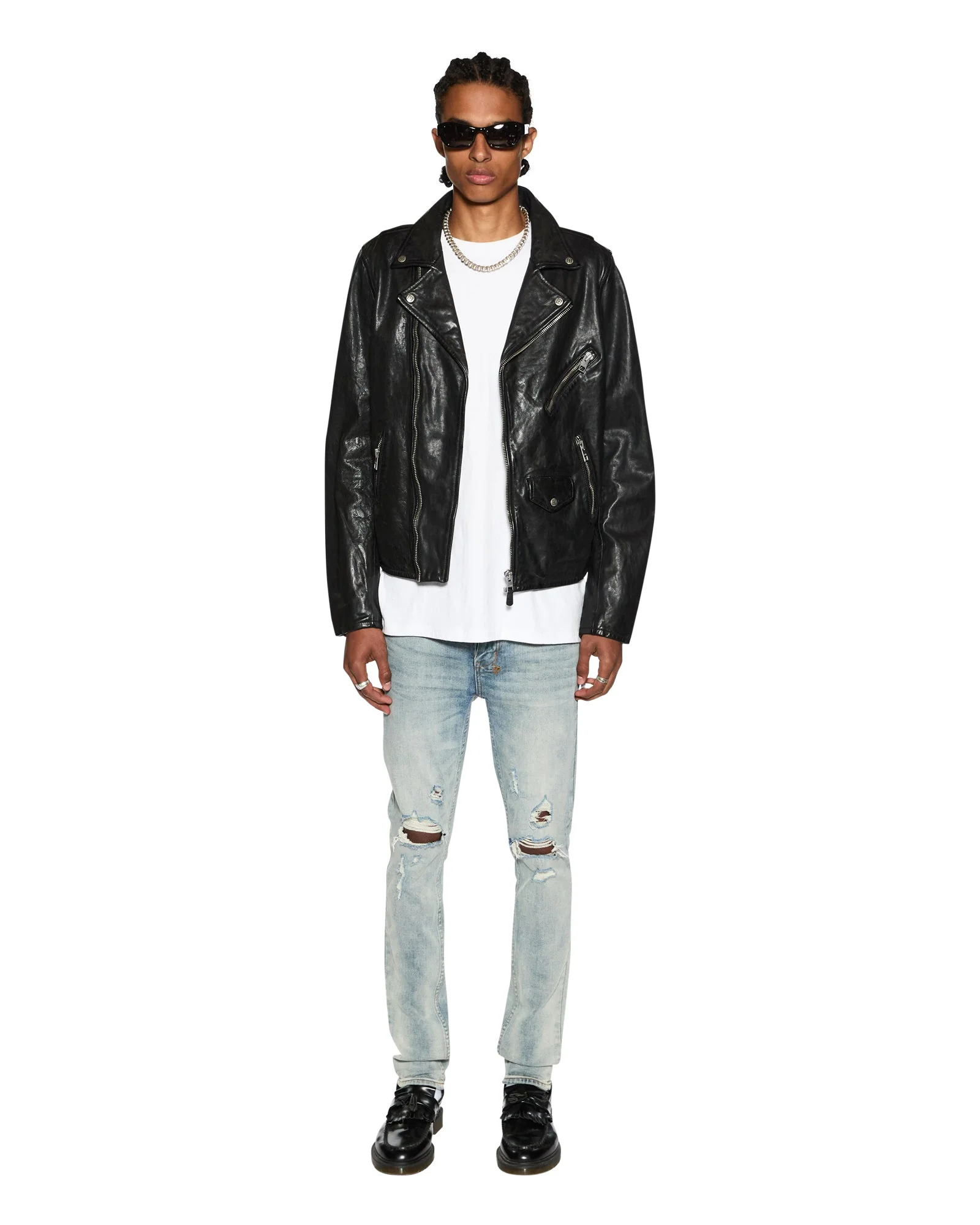CAPITOL LEATHER JACKET BLACK - Image 3